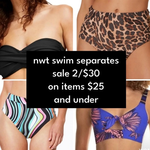 SWIM SEPARATES SALE 2/$30 Bundle any 2 that are $25 or less - Picture 1 of 16